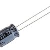Kondensator 220μF 35V dc Radialny, Otwór przelotowy Nichicon roztaw: 3.5mm 8 (Dia.) x 11.5mm