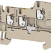 Initiator/actuator terminal block, push-in connection, 0.5-1.5 mm², 13.5 A, 4 kV, dark beige, 1992230000
