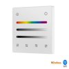 Naścienny panel bezprzewodowy 2.4GHz LED RGB/RGBW 4 strefy/4 sceny 3V biały