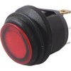 R13-112B8W przełącznik kołyskowy podświetlany czerwony ON-OFF 10A / 250V IP65