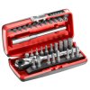 Facom R.180J31 1/4'' Drive Locking Flexible Ratchet Handle + Bit Set + Pico Case