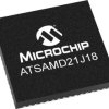 Mikrokontroler ATSAMD21J18A QFN 64-pinowy Montaż powierzchniowy ARM Cortex M0+ 256 kB 32bit 48MHz Flash