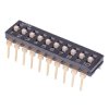 NDI-10SX APEM 10-Way 2.54mm Low Profile PCB Through Hole DIP Switch SPST