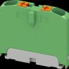 1028071 Distribution block PTFIX, 2x2.5, green