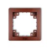 DECO Ramka pośrednia do wyłączników IP44 brązowy metalik 9DRPH KARLIK