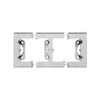 SIMON 55 Puszka natynkowa podwójna do ramek LINE/DUO wys. 40 mm aluminium mat TPN2/143 KONTAKT SIMON