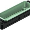 Surface mount housing, size 24B, die-cast aluminum, screw locking, IP69/IPX9K/IP68/IP65, 09400240368