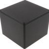 Aluminum die cast enclosure, (L x W x H) 119 x 120 x 94 mm, black (RAL 9005), IP54, 1590VBK