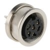 Złącze wielostykowe przemysłowe 6-pinowe M16, panelowe Gniazdo binder