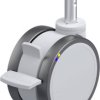 Blickle 908929 LKDGX-PATH 125XK-FI-ELS-ZAX51 Podwójna rolka z tworzywa sztucznego Średnica koła: 125 mm Maksymalne obcią