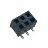 Gniazdo na goldpin 2x3 proste (r 2.00mm) - SMD