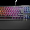 TBK-1003-02-DE Gaming keyboard, USB, RGB, tactile, black, German layout