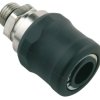 Adapter gwintowany prosty gwint – rura RS PRO 3/8 in Male rodzaj Męski Gwintowany, rura Mosiądz niklowany 3/8in