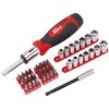 Draper Redline 68835 Ratcheting Screwdriver Socket and Bit Set (40 Piece)
