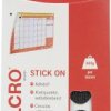 Rzep okrągły do przyklejenia element z pętelkami i haczykami (Ø) 16 mm czarny VELCRO® VEL-EC60228 16 par(a)