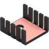 Heatsink, (L x W x H) 19 x 9 x 19 mm, 21.24 K/W, black anodized, 40902101191909