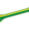 Osłona termokurczliwa średnica przed 3mm zielona/żółta średnica po skurczeniu 1mm HellermannTyton 3:1 dł. 30m