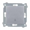 Przycisk światło / zwierny Srebrny 205/10E EXEN