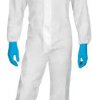 DISPOSABLE OVERALLS C/W HOOD 5/6 TYPE