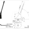 2122.01 Vehicle aerial, TETRA (380 - 430 MHz)
