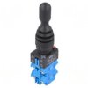 Przełącznik joystick 22mm Poz.stab: 4 NO x4 czarny brak IP67 LAS0-K-40C41