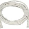 Kabel; patchcord; U/UTP; CAT 5e; 5m; biały; RJ4550Wo; linka; Cu; okrągły; PVC; 2x wtyk RJ45; Goobay; RoHS