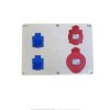 Rozdzielnica ścienna 2x230V IP44 1x16A IP44 1x32A IP44 bez kabla 40203005 29653 X-51479-0035