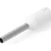 Insulated wire end ferrule, 0.5 mm², 14.5 mm/8 mm long, DIN 46228-4, white, 1241000-1