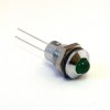 Lampka kontrolna do montażu panelowego 2.2V, zielona 8mm LED Chrom Wyprowadzenia CML Innovative Technologies