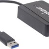 adapter USB 3.2 Gen 1 (USB 3.0), VGA Manhattan USB 3.0 auf SVGA-Konverter 152303, 0.26 m