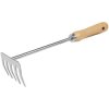 Sealey GTWH020 Premier Garden Hand Rake with Short Ash Handle & S