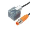 Przewód czujnik-siłownik Złącze A DIN 43650 Form A liczba rdzeni 5 długość 1m Rodzaj A Żeńskie Złącze B Złącze M12