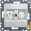 LUMINA Gniazdo komputerowe RJ45 kat.5e FTP białe WL2130 HAGER