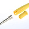Adapter z wtykiem bananowym Męski Śruba typ Wtyk bananowy Żółty 32A Staubli rozmiar 4 mm