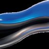 K62439WW Wrist rest, gel, black/blue