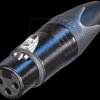 NC3FXX-B XLR coupling, 3-pin