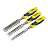 Stanley 2-16-883 DYNAGRIP™ Bevel Edge Chisel with Strike Cap Set, 3 Piece