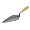 Marshalltown M3312 33 London Pattern Brick Trowel Wooden Handle 12in