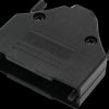 MHDTPPK15-K D-Sub cap, 15-pin, straight, black, size A