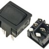RSD202BK-AE; przełącznik klawiszowy ON-ON bistabilny, czarny; H8660 Arcolectric
