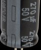EEUFR1H271 Electrolytic capacitor, radial, 270 µF, 50 V, 105°C, low ESR