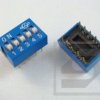 DIP switch 5 poz. przełącznik RoHS niebieski