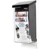 Deflecto 790701 Brochure holder Clear 125 x 285 x 75 mm 1 pc Wall mountable