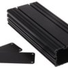 Obudowa Urządzeń Elektronicznych Wentylowana, Aluminiowa, Czarny, 200 X 81.4...