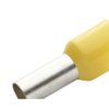 Końcówka kablowa zaciskana długość 14mm Żółty średnica 1.4mm, izolowana RND