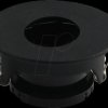 2036 Recessed ceiling ring, GU10, round, swivel, black