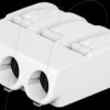2061-603/998-404 SMD-pcb-terminal, 3-pole, RM 6 mm, white