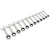 Siegen S0633 Stubby Ratchet Combination Spanner Set 12pc Metric