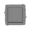 DECO Wyłącznik krzyżowy szary mat 27DWP-6 KARLIK