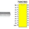 Układ cyfrowy 74HC563